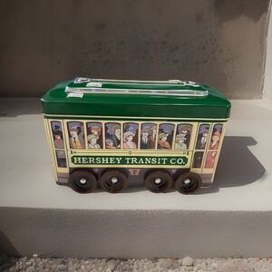 2002 Vintage Hershey's Vehicle Series Canister #3 Trolley